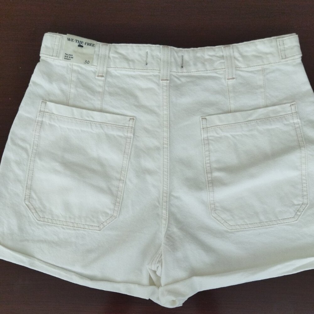 Free People - We The Free Palmer Shorts - White -Size 30 - Picture 2 of 5